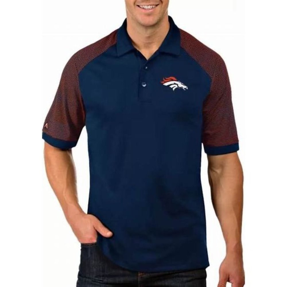 Antigua‎ Men's Denver Broncos Engage Polo Shirt - NWT